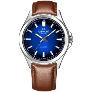 Giewont Elegance Sapphire Men's Watch / brown-blue (GW5160-A4)