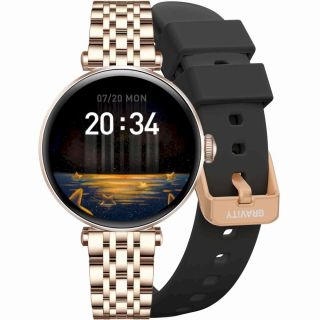 Smartwatch Gravity / Rose Gold and Black (GT26-6)