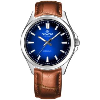 Giewont Elegance Sapphire Men’s Watch / brown/blue (GW5160-A7)