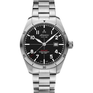 Atlantic Seaflight Men's Watch 70356.41.65 / silver (70356.41.65)