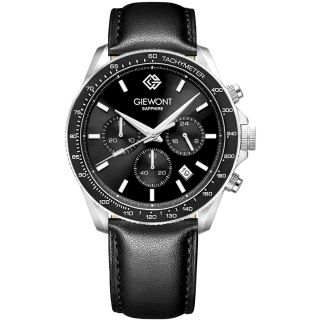 Giewont Men's Chronograph Watch Sapphire / black (GW3520-A4)