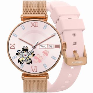 Smartwatch Gravity / Rose Gold / Pink / 2 Straps GT26-1 (GT26-1)
