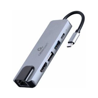 Gembird USB Type-C 5in1 Docking Station (A-CM-COMBO5-04)