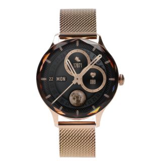 Garett Smartwatch Viva gold steel AMOLED / IP67 / Find your phone / Music playback control (VIVA_GLD_STL)