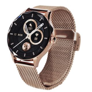Garett Smartwatch Viva gold steel AMOLED / IP67 / Find your phone / Music playback control (VIVA_GLD_STL)