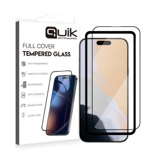 Quik Accessories Full Cover Tempered Glass for Apple iPhone 17 Air (QK-TG-IPH-17-AR)