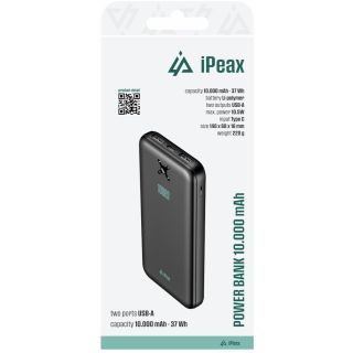 iPeax Power Bank 2x USB-A 10000mAh (90010118)