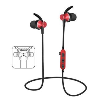 Platinet Premium Bluetooth Sport Headset & Handsfree / MicroSD Card Reader / A2DP / Red (PM1060R)