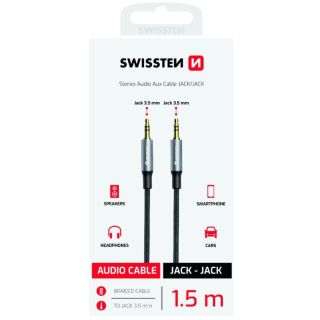 Swissten Textile Aux Audio Vads 1.5m (73501215)