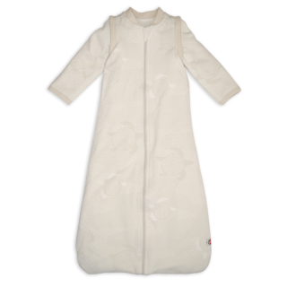 Lodger Hopper Matcha Turtle Sleeping bag with removable sleeves 68/80 / cream (HPM 093_68/80)
