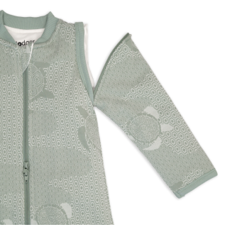 Lodger Hopper Matcha Turtle Sleeping bag with removable sleeves 50/62 green (HPM109_50/62)