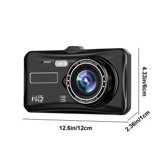 RoGer 2in1 DVR3 Car video recorder and rear view camera / Full HD / 170' / G-Sensor / LCD 4'' (RO-CVR3-BK)
