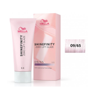 Wella Professionals Shinefinity Zero Lift Glaze 09/65 Pink Shimmer Hair Color Gel 60 ml (4064666058160)