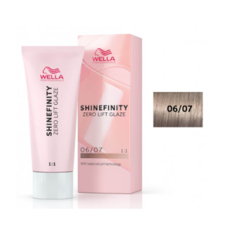 Wella Professionals Shinefinity Zero Lift Glaze 06/07 Deep Walnut Hair Color Gel 60 ml (4064666058023)