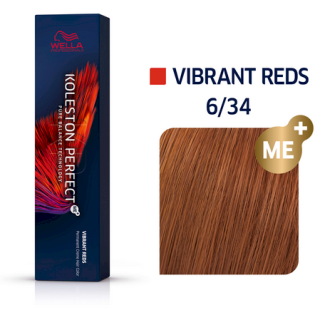 Wella Professionals Koleston Perfect Me+ Vibrant Reds 6/34 Hair Color 60 ml (8005610647029)