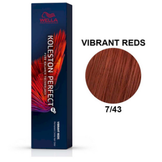 Wella Professionals Koleston Perfect Me+ Vibrant Reds 7/43 Hair Color 60 ml (8005610648729)
