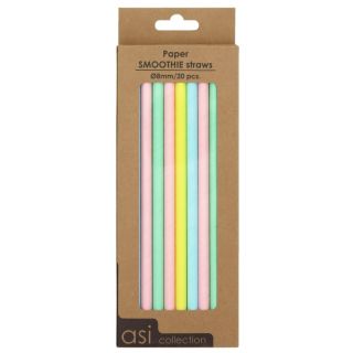ASI Collection Paper Smoothe Straws 20pcs (24305111)