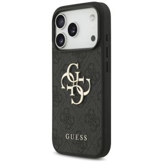 Guess PU 4G Metal Logo Case for Apple iPhone 17 Pro (GUHCP17L4GMGGR)