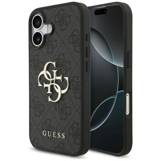 Guess PU 4G Metal Logo Case for Apple iPhone 17 (GUHCP17S4GMGGR)