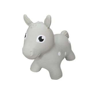 Gerardo's Toys Jumping Toy Horse Gray (GT69471)