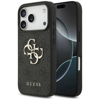 Guess PU 4G Metal Logo Case for Apple iPhone 17 Pro (GUHCP17L4GMGGR)