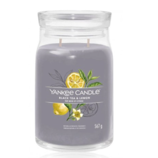 Yankee Candle Black Tea & Lemon Scented Candle 567 g (5038581129518)