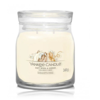 Yankee Candle Soft Wool & Amber Scented Candle 368 g (5038581144641)