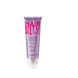 Dermacol Hair Ritual No More Yellow & Grow Effect Shampoo 250 ml (8595003122801)