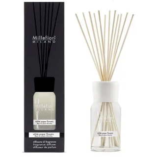 Millefiori Milano White Paper Flowers Fragrance Diffuser 500 ml (8051938697321)