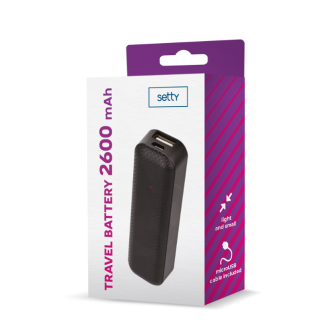 Setty Power Bank 2600 mAh (GSM103261)