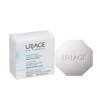 Uriage Eau Thermale Extra-Rich Dermatological Syndet Bar 100 g (3661434003844)