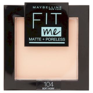 Maybelline Fit Me! Matte + Poreless Powder 104 Soft Ivory 9 g (3600531384128)