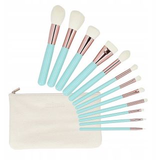 MIMO Makeup Brush Set Turquoise 12 Pcs (5903018919973)