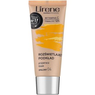 Lirene Brightening Fluid with Vitamin C 04 Tanned 30 ml (5900717069046)