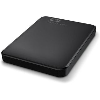 Western Digital External Hard Drive HDD / 1TB / USB3.1 Gen1 / 5400 RPM (WDBUZG0010BBK)