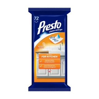 PRESTO Wet wipes for the kitchen 72 pcs / antibacterial (2212125608)