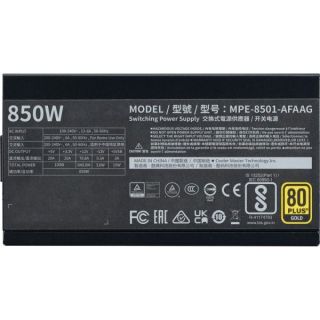 Cooler Master MWE Gold 850 V2 Power supply 850W (MPE-8501-AFAAG-3EEU)