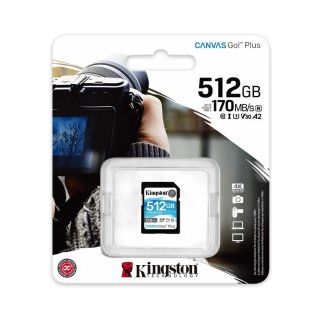 Kingston Canvas Go Plus SDXC 512GB Memory card (SDG3/512GB)