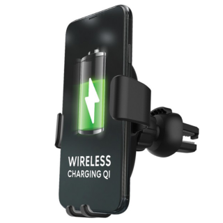 Rebeltec C25 Smartphone holder with Wireless Charger 15W (RBLAKT00024)