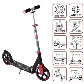 Muuwmi AU 565 Scooter 205 mm Red (AU565)