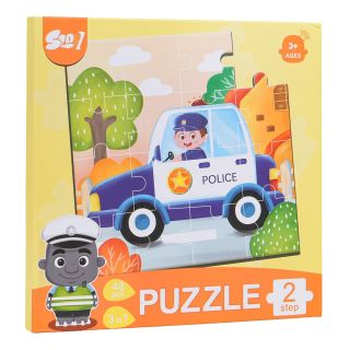 RoGer Magnetic Vehicle Puzzle + Book (5903864974935)