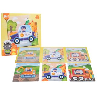 RoGer Magnetic Vehicle Puzzle + Book (5903864974935)