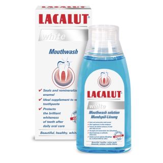 Lacalut White Mouthwash 300ml (4016369546666)
