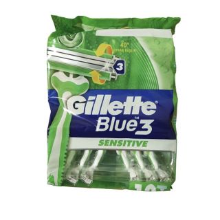 Gillette Blue3 Sensitive Disposable Razors 12pcs (7702018490196)