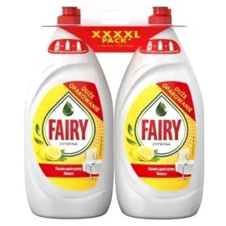 FAIRY Lemon Dishwashing Liquid Set 2x1350ml (8700216521963)