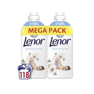 Lenor Sensitive Cotton Fresh Fabric Conditioner 2×1,239l (8700216880824)