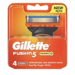 Gillette Fusion5 Power Replacement Razor Blades 4pcs (7702018877591)