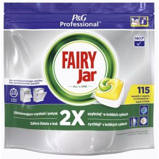 Fairy Professional Lemon Dishwasher Machine Tablets 115 gab (8001090277671)