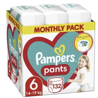 Pampers Pants Pull‑Up Diapers Size 6 (14‑19kg) 132pcs (8006540068632)