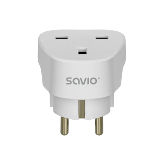 SAVIO AP-02 Travel Adapter UK - EU (AP-02)